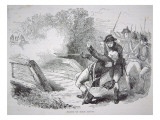 The Death of Isaac Davis at Concord Bridge  19 April 1775