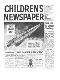 The Atom Age  Front Page of 'The Children's Newspaper'  February 1965