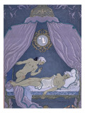 Scene from 'Les Liaisons Dangereuses' by Pierre Chodlerlos De Laclos