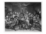 Scene in a Gaming House  Plate Vi from 'A Rake's Progress'