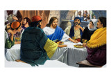 Christ with Mary Magdalene and Some Disciples Taking a Meal Together