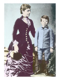 Winston Churchill with His Mother  Lady Randolph Churchill