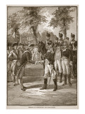 Meeting of Washington and Rochambeau  Pub 1896