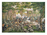 Battle of the Wilderness  May 1864  Engraved by Kurz and Allison  1887