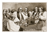 Archbishop Benson Delivering His Judgment at the 'Lincoln Trial'