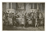 The Congress of Vienna  Illustration from 'Cassell's Illustrated History of England'