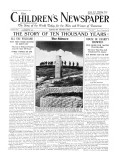 The Silence of Remembrance Day  Front Page of 'The Children's Newspaper'  November 1934