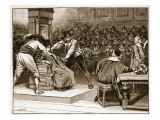 Scene in the House of Commons: the Speaker Coerced