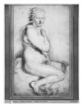 Young Nude Woman  Seated  Turned to the Right