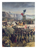The Garde Nationale De Paris Leaves to Join the Army in September 1792  C1833-36
