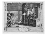 The Industrious 'Prentice a Favourite and Entrusted by His Master  Plate Iv