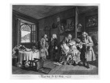 Marriage a La Mode  Plate Vi  the Lady's Death  1745