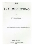 Titlepage to 'Die Traumdeutung' by Sigmund Freud  Published in 1899