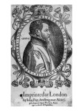Portrait of John Day  Frontispiece to Foxe's 'Book of Martyrs'  1564