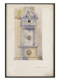 Study of a Jesuit Altar  Certosa Di Pavia  1891