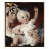 Priscilla  Lady Burghesh  Holding Her Son  the Hon George Fane  1820