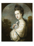 Portrait of Miss Juliet Langton Standing  Half Length  1764