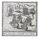 The Death of Magellan in a Battle with the Indians  1726