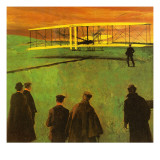 The First Flight by the Wright Brothers at Kitty Hawk