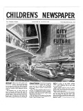 City of the Future  Front Page of 'The Children's Newspaper  February 1963