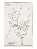 Plan of the Battle of Meanee  Illustration from 'Cassell's Illustrated History of England'