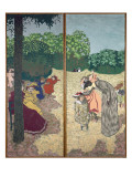 The Public Gardens: Young Girls Playing and the Interrogation  1894