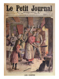 Making Pancakes  Illustration from 'Le Petit Journal'  26th February 1911