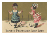Advertisement for Naphey's Philadelphia Leaf Lard  C1880