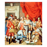 Hernan Cortes Orders Shackles to Be Put on the Ankles of Montezuma