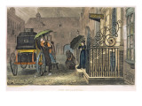 The Departure  Plate from 'Poetical Sketches of Scarborough'