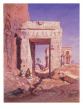 Doorway from Temple of Isis to Temple Called Bed of the Pharaohs  Island of Philaea  Egypt