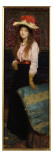 Portrait of Miss Macwirter  Small Full Length in an Interior  1888