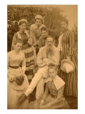 The Author Leo Tolstoy with His Family in Yasnaya Polyana