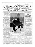 Another Battle of Trafalgar  Front Page of 'The Children's Newspaper'  February 1932
