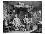 A Harlot's Progress  Plate Iii  'Apprehended by the Magistrate'  1732