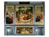 Triptych  Left Panel  Philipp Melanchthon Performs a Baptism Assisted by Martin Luther