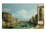 The Grand Canal Venice Looking East from the Campo Di San Vio