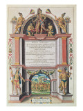 Frontispiece to 'Brevis Narratio'  Engraved by Theodore De Bry