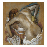 Woman Washing Her Back with a Sponge  C1888-92