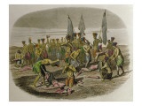 Dead Franciscan Missionaries  Dismembered and Devoured by Caribbean Indians