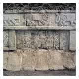 Detail of Decoration in the Nunnery Quadrangle  Mayan  Late Classic Period C700-900