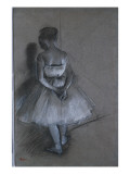 Dancer Standing with Hands Crossed Behind Her Back  1874