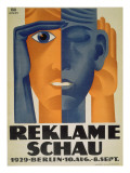 Reklameschau'  Poster for the Berlin Advertising Exhibition  1929