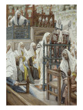 Jesus Unrolls the Book in the Synagogue  Illustration for 'The Life of Christ'  C1886-96