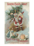 Best for the Laundry'  Advertisement for Fairbank's Santa Claus Soap  C1880