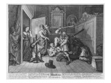 Hudibras Catechiz'D  Plate Iv  from 'Hudibras' by Samuel Butler  1726