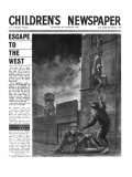 The Berlin Wall  Front Page of 'The Children's Newspaper'  February 1964