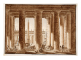 The Colonnade of St Peter's Square  Seen from Outside  1833