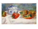 Still Life with a Blue Sugar Bowl and Peppers  C1905