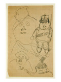 Drawing from an Album of Drawings Produced for the Young Jacques Bousquet  1889-90